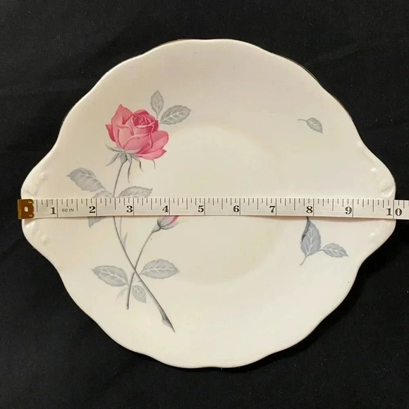 Royal Albert Salad/Dinner Plate Bone China Trent Pink Rose Made in England 10" - Picture 6 of 7